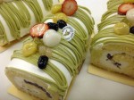 新緑の季節にオススメの煎茶のロールケーキが出来上がりましたよ