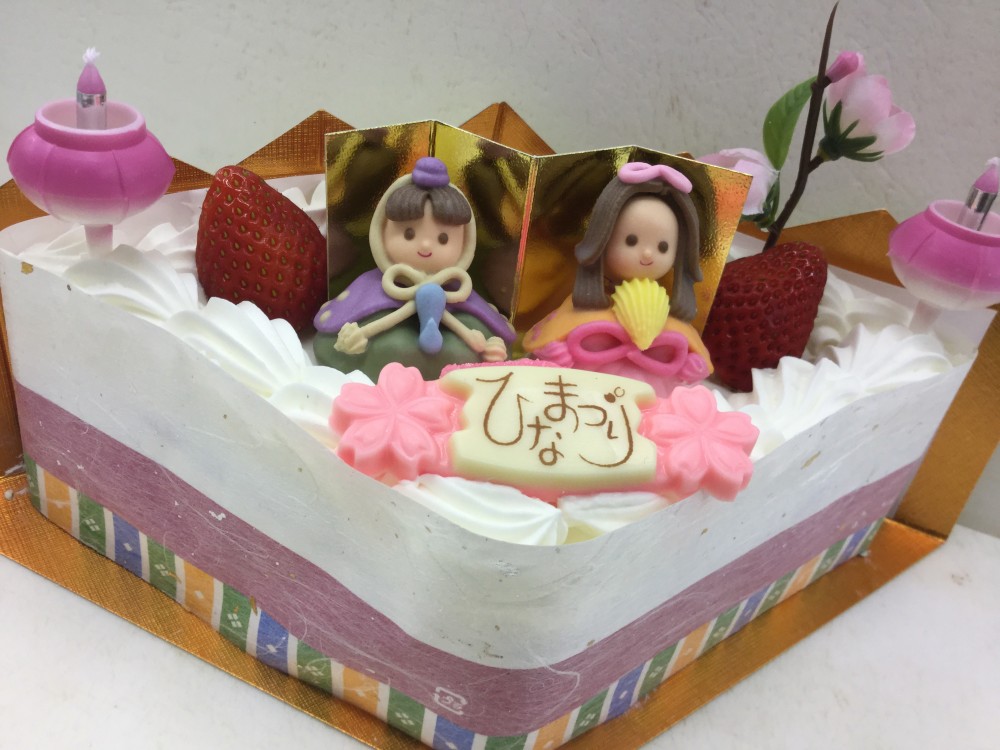 ひなまつりデコレーション ご予約受付中です 手作り菓子工房 ペルシュ 福井県鯖江市にあるケーキ屋