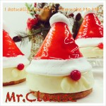 クリスマスに欠かせないサンタさん、濃厚なパウンドケーキ